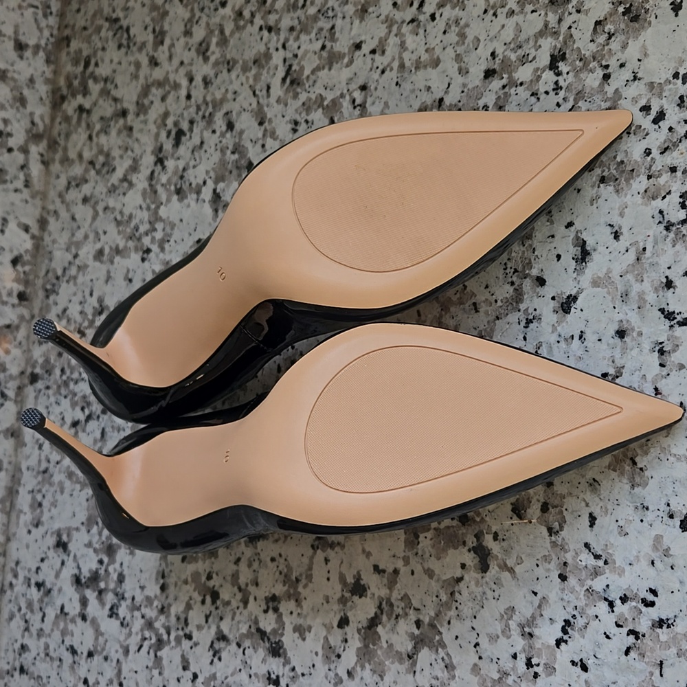 Elegant Black Shofoo Stiletto Heels - Picture 10 of 11